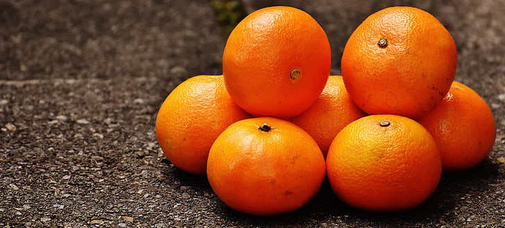 mandariner, fruktig, vitaminhaltig, mat, näringslära, läckra, äta