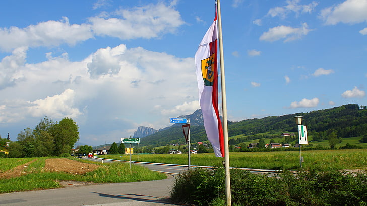 Thalgau, jaro, krajina