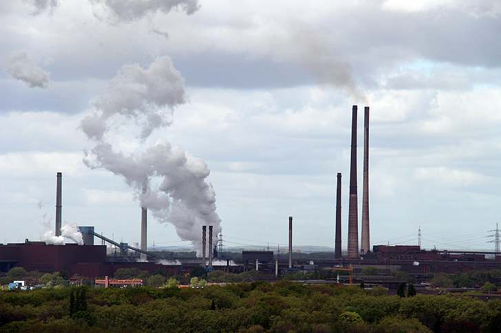 đám mây, cloudiness, ngành công nghiệp, vùng Ruhr area, Pott, Duisburg, Outlook