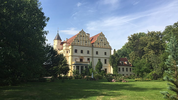 castle, czerna, landscape