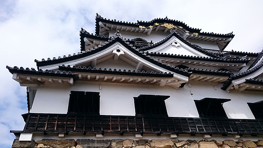 Japan, Hikone castle, Shiga prefektur, slott