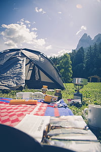 Camping, Camp, natur, ferie, udendørs, campingferie, Romance