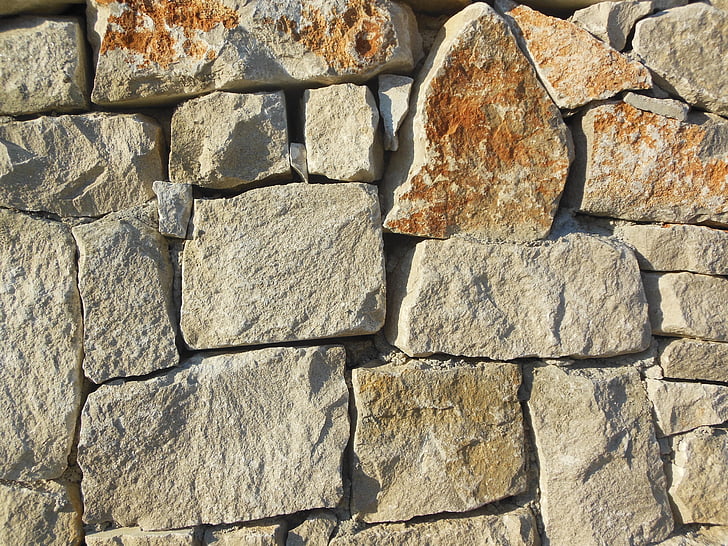 piedras, piedras de la pared, Trieste, pared, briks