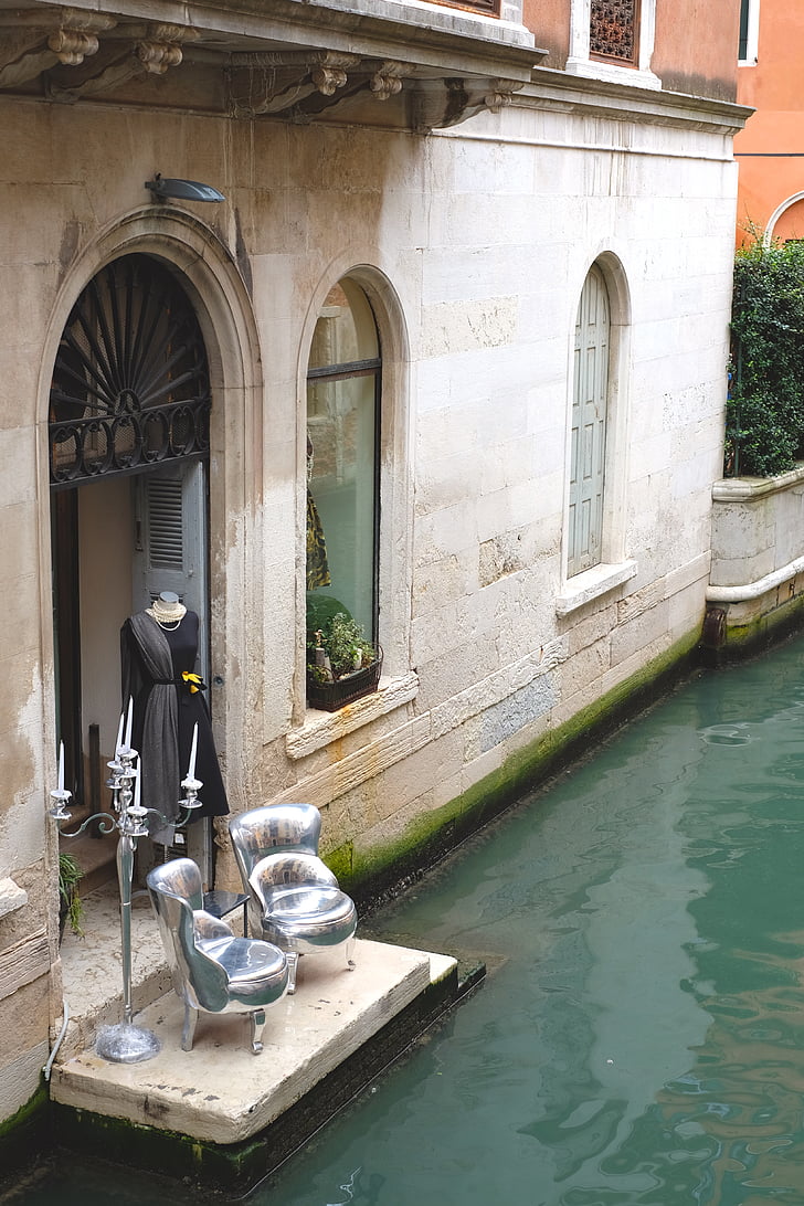 fauteuils, Silver, Venise