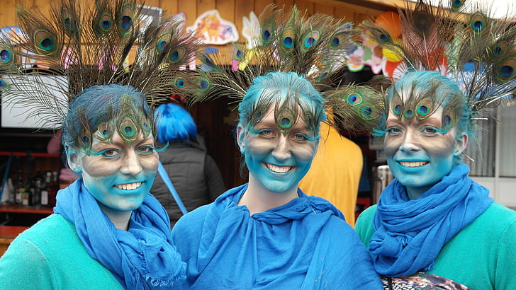 Karnaval, Almanya, maske, kostüm, maskeli balo, Festivali, Eğlence