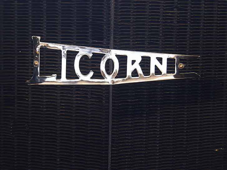 Licorne, logo, automobile, texte, signe, emblème, grille de radiateur