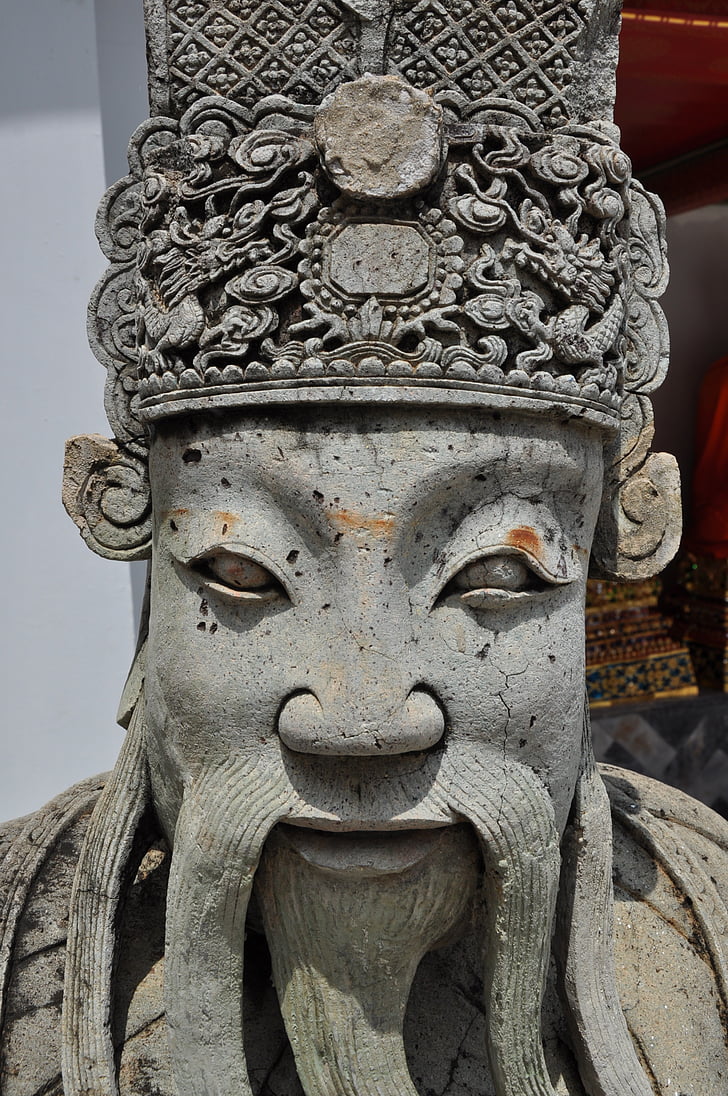 Thailand, steinen statuen, figur