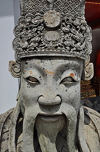 Thajsko, kamenná socha, obrázok