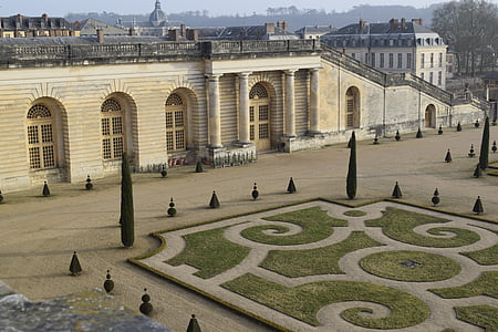 trädgård, Versailles, Frankrike, Europa