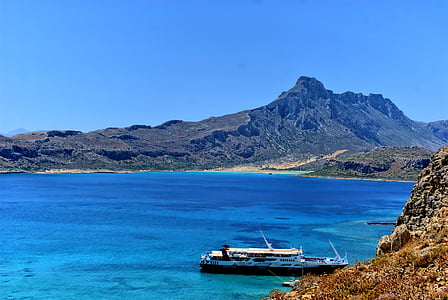 Grekland, Kreta, Balos, stranden, solen, helgdagar, sommar
