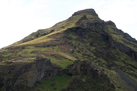 Islanda, verde, montagna, fantasia, roccia, scenico, ambiente
