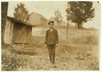 boy, young, standing, child, historic, people, children