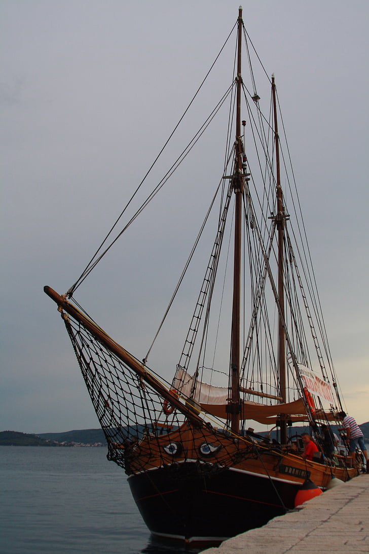 pirater, båd, skib, tradition, havet, sejlads, Yacht