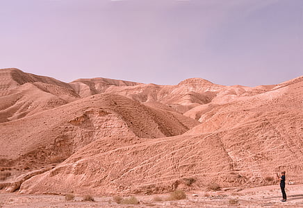 Desert, Izrael, Roche, suché, suchých, lunárny, Mountain
