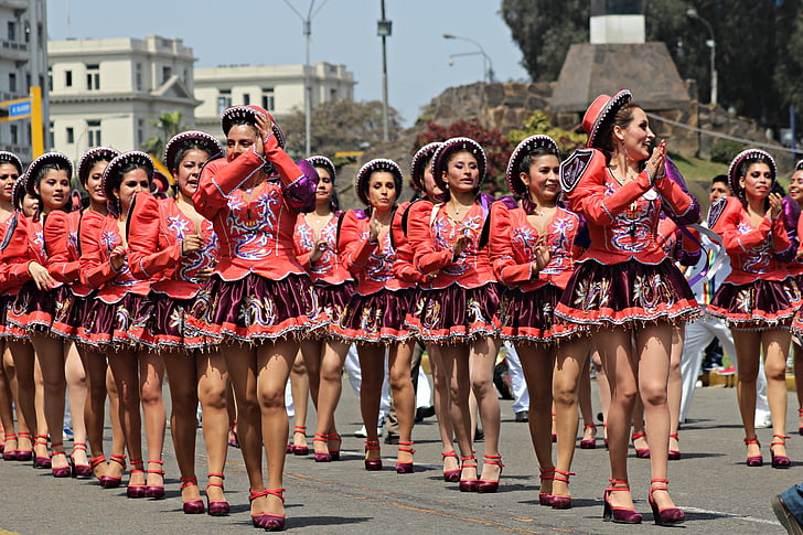 tánc, Latin, Peru, Andok, kultúra, Lima, Fesztivál
