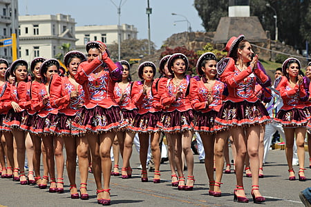 Dans, Latin, Peru, Anderna, kultur, Lima, Festival
