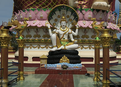 chrám, Thajsko, Koh samui, náboženstvo
