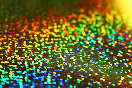 画用紙, 虹色に輝く, ボケ味, フォト用紙, 紙, ホログラム, 虹