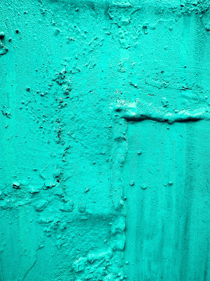 turquoise, background, structure, wall, facade, old, backgrounds