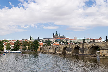 Praha, Praha slott, Karlsbroen, Tsjekkia