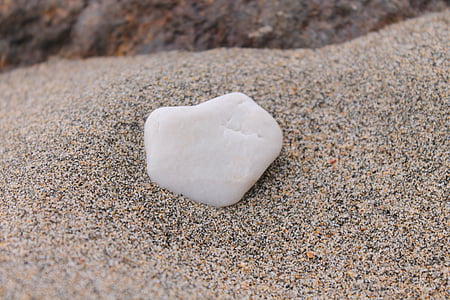 zand, natuur, strand, stenen, zomer, steentjes