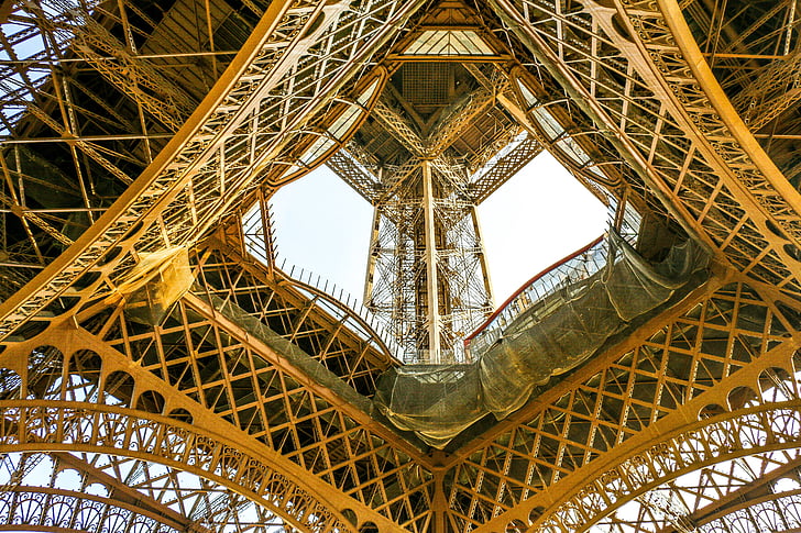 Paris, França, Torre, atração, Marco, Torre Eiffel, lugar famoso