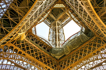 Paris, Frankrig, Tower, attraktion, vartegn, Eiffeltårnet, berømte sted