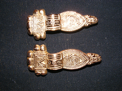primer żelaza, dynastii Merowingów, brąz