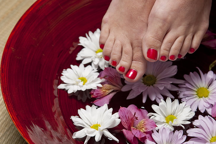 foot, pedicure, spa, woman, feet, treatment, relaxation