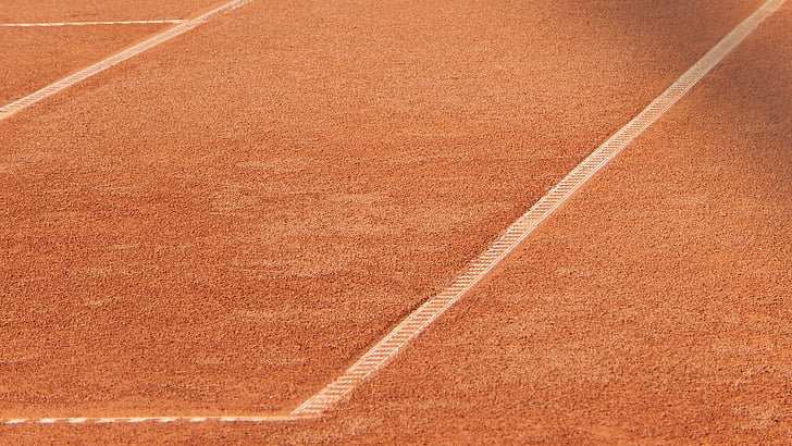 tennis, Tennisbana, Sport, spela, träning, röd