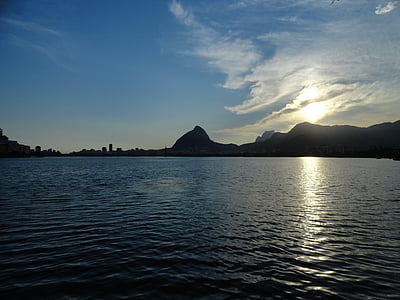 Rio de janeiro, stagno, Lagoa rodrigo de freitas, Brasile