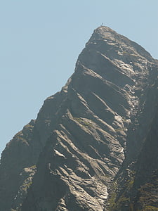 jaufenspitze, 山, 山区问题首脑会议, 石头, 陡峭, 高, 风险