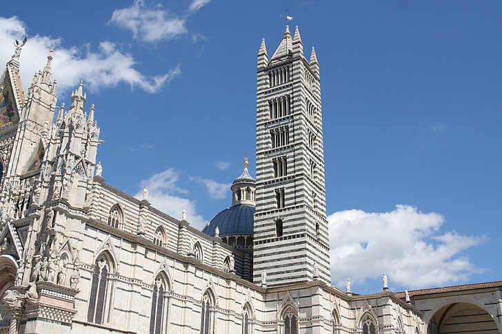 Toskania, Siena, Włochy, Katedra, Architektura