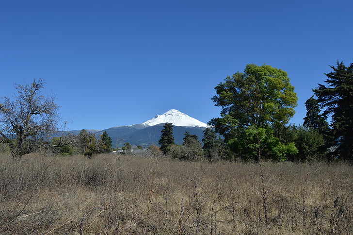 Popocatepetl vulcan, vulcan, vulcan, Mexic, peisaj montan, rural road, Popocatepetl