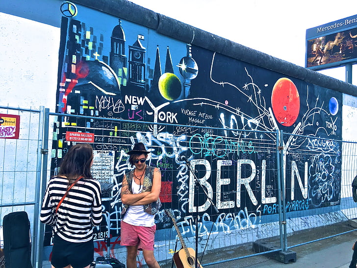 adulto, Berlim, Bill, outdoor, ônibus, negócios, cidade