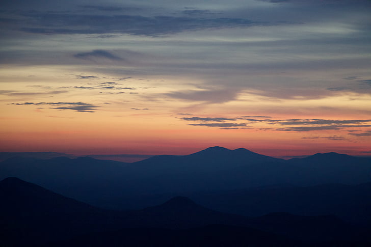 silhouette, photography, high, mountains, dark, cloud, sky