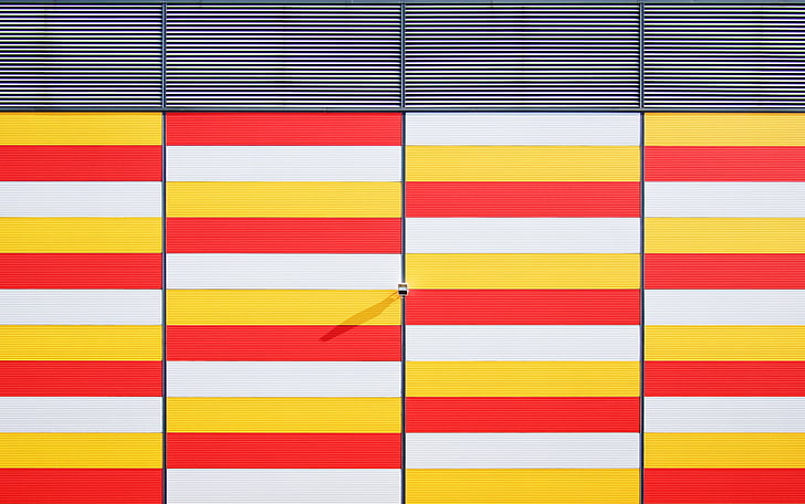 bakgrunn, mønster, rød, gul, hvit, svart, striper