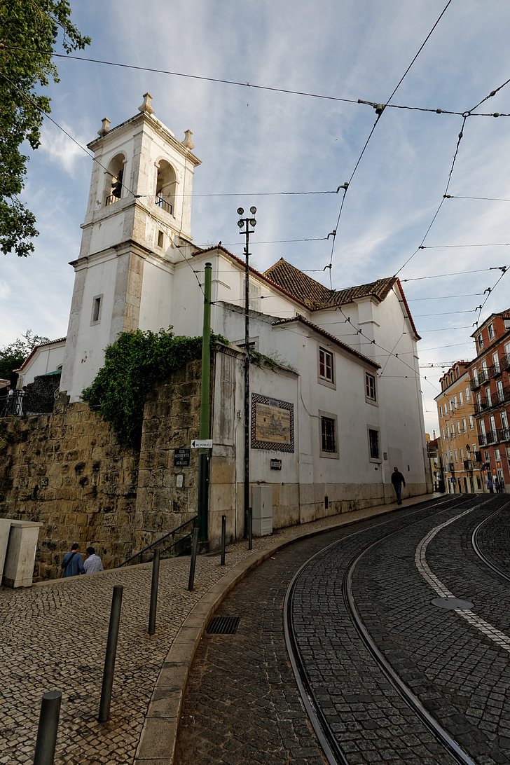 Lisabonas, Portugāle, Vecrīgā, ceļu satiksmes, iela