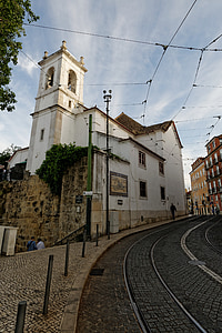 Lisszabon, Portugália, óváros, közúti, utca