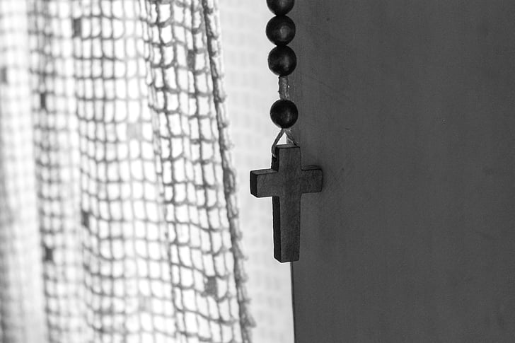 home, black and white, cross, prayer, intimacy, religion, christian