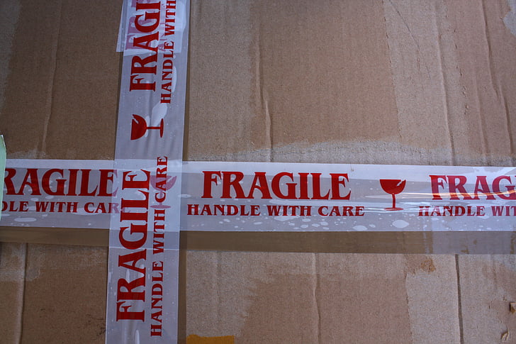 carton, fragile, fragile cardboard, packaging, package