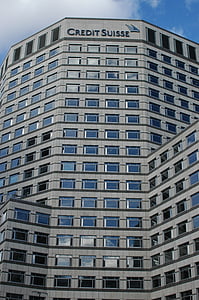 Лондон, небостъргач, Канари Уорф, стъклена фасада, високи води, Даунтаун, Англия