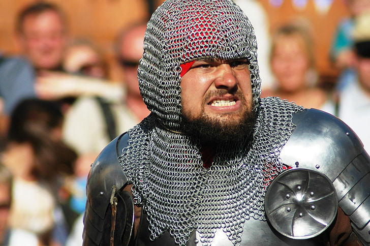 turnaus, yhteentörmäys, mies, Armor, historiallinen miekkailu
