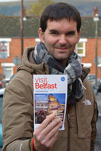 ľudia, Sprievodca, cestovný sprievodca, muž, turistické, Belfast, muži