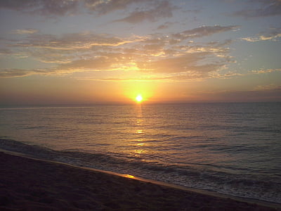 solnedgang, jijel, Algerie