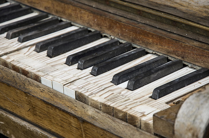 Piano, väline, Musiikki, ääni, soittaa pianoa, Piano näppäimistö, avaimet