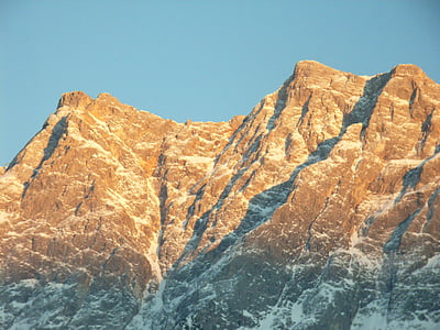 kamena Vremenska prognoza, Zugspitze, planine, priroda, planine, krajolik, rock - objekt