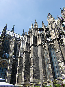 Köln, arkkitehtuuri, Kölnin katedraali, Dom, kirkko, Maamerkki, rakennus