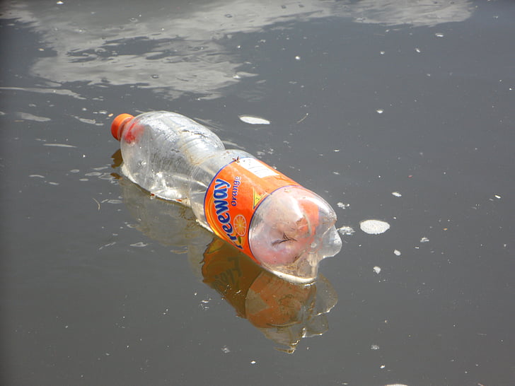 ρύπανση, σκουπίδια, πετάγονται, απόβλητα, απορρίπτονται, περιβάλλον, μπουκάλι
