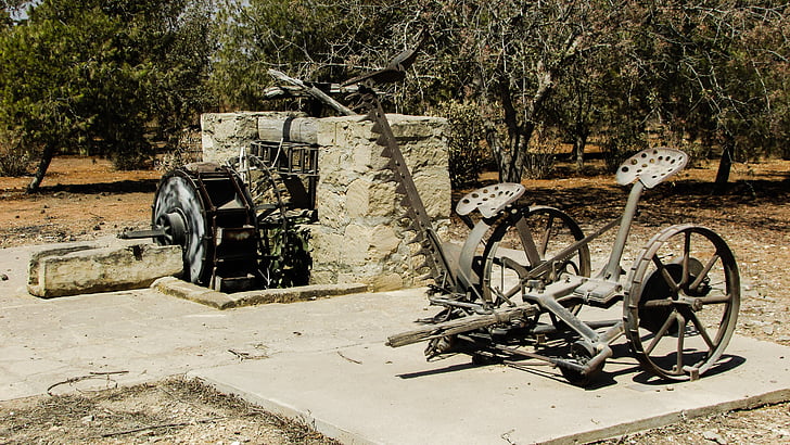 farm, traditional, machinery, equipment, agriculture, cyprus